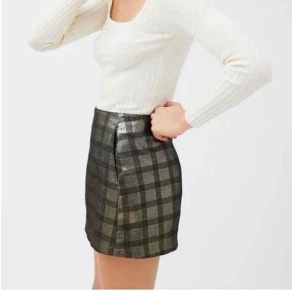 Urban Outfitters Jackie Plaid Jaquard Pelmet Skirt - Picture 3 of 8